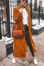 Mélina | Manteau kimono en velours