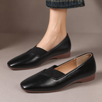 Claire | Ballerines à bout carré et brides croisées