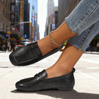 Constance | Mocassins penny à bout carré