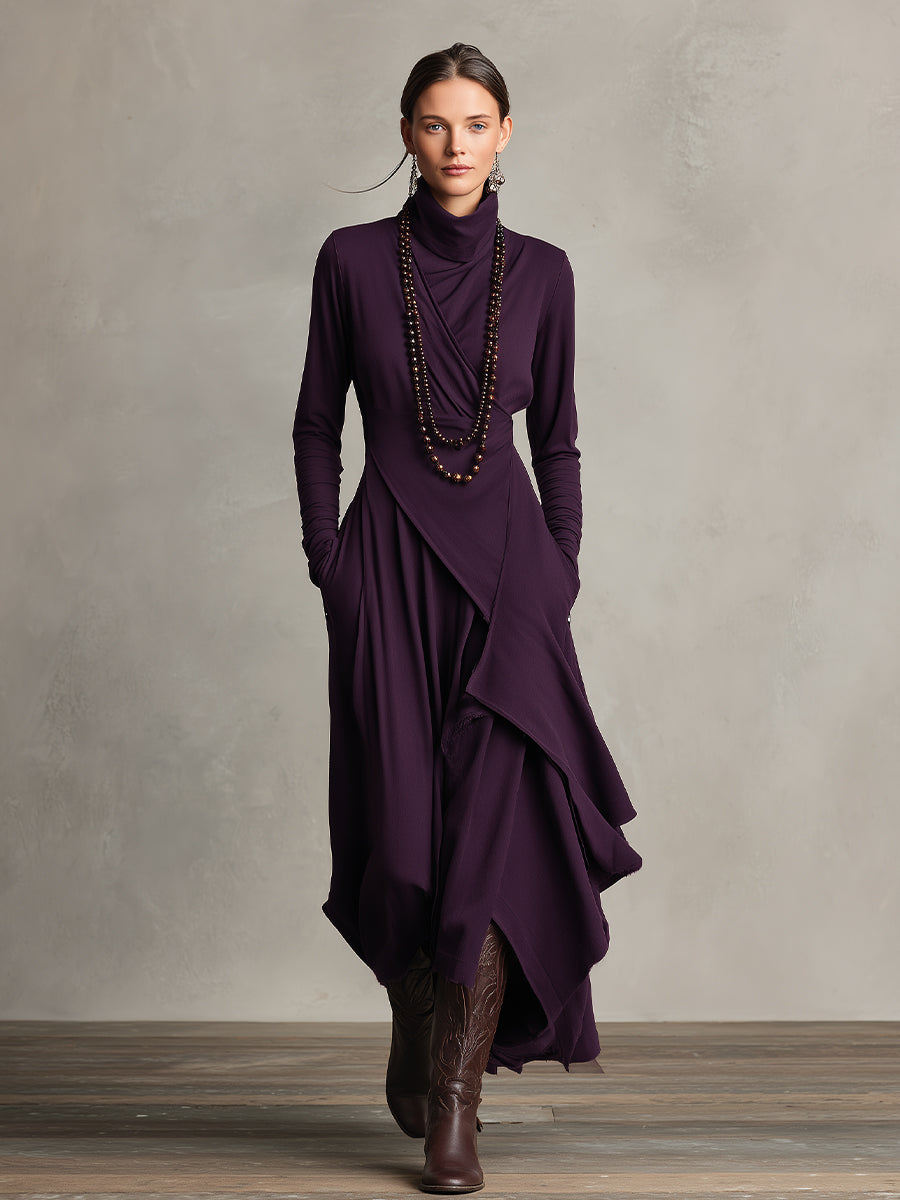Cléophée | Robe élégante drapée