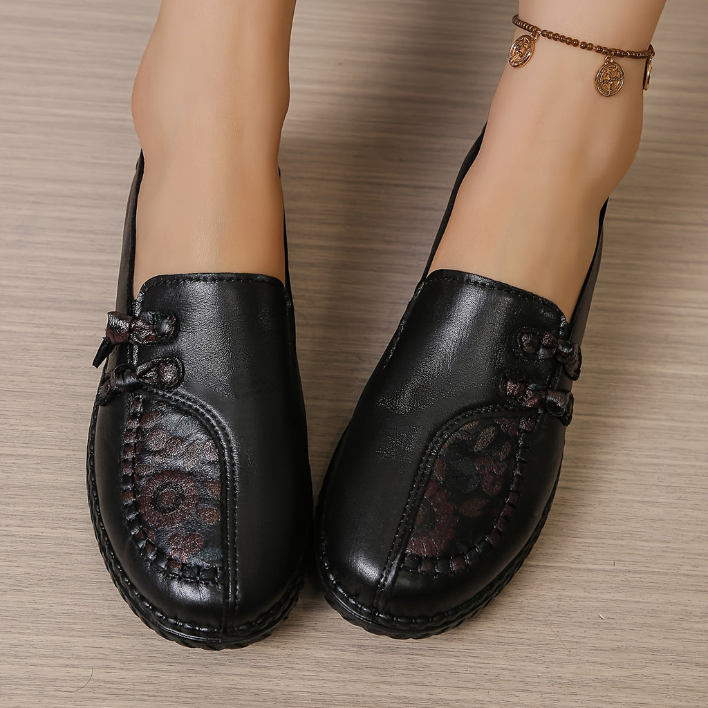 Charlotte | Mocassins confort à détail floral