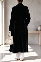 Perrine | Long manteau élégant en velours