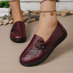 Charlotte | Mocassins confort à détail floral