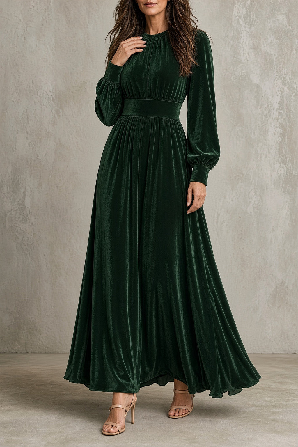 Hélène | Robe en velours
