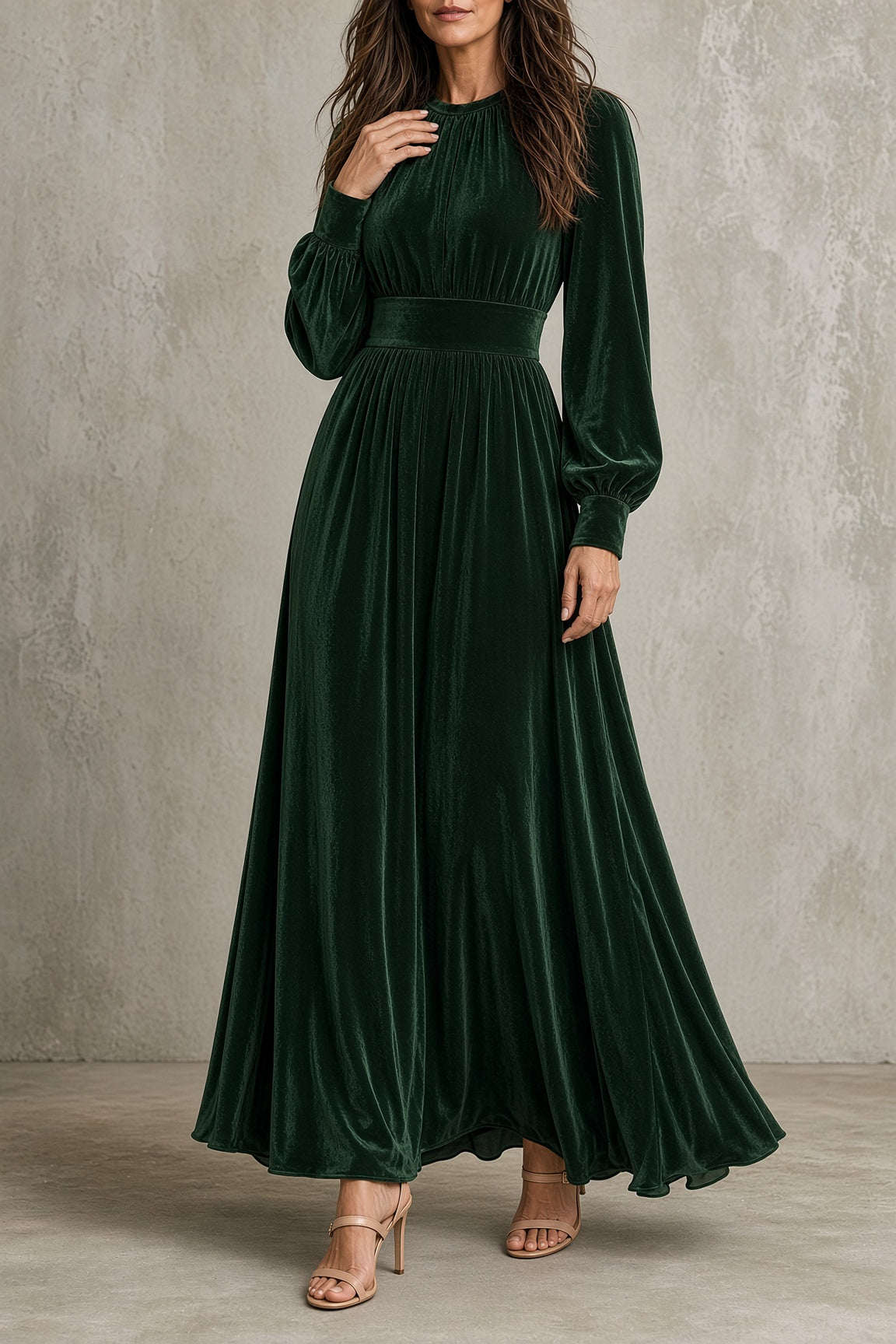 Hélène | Robe en velours
