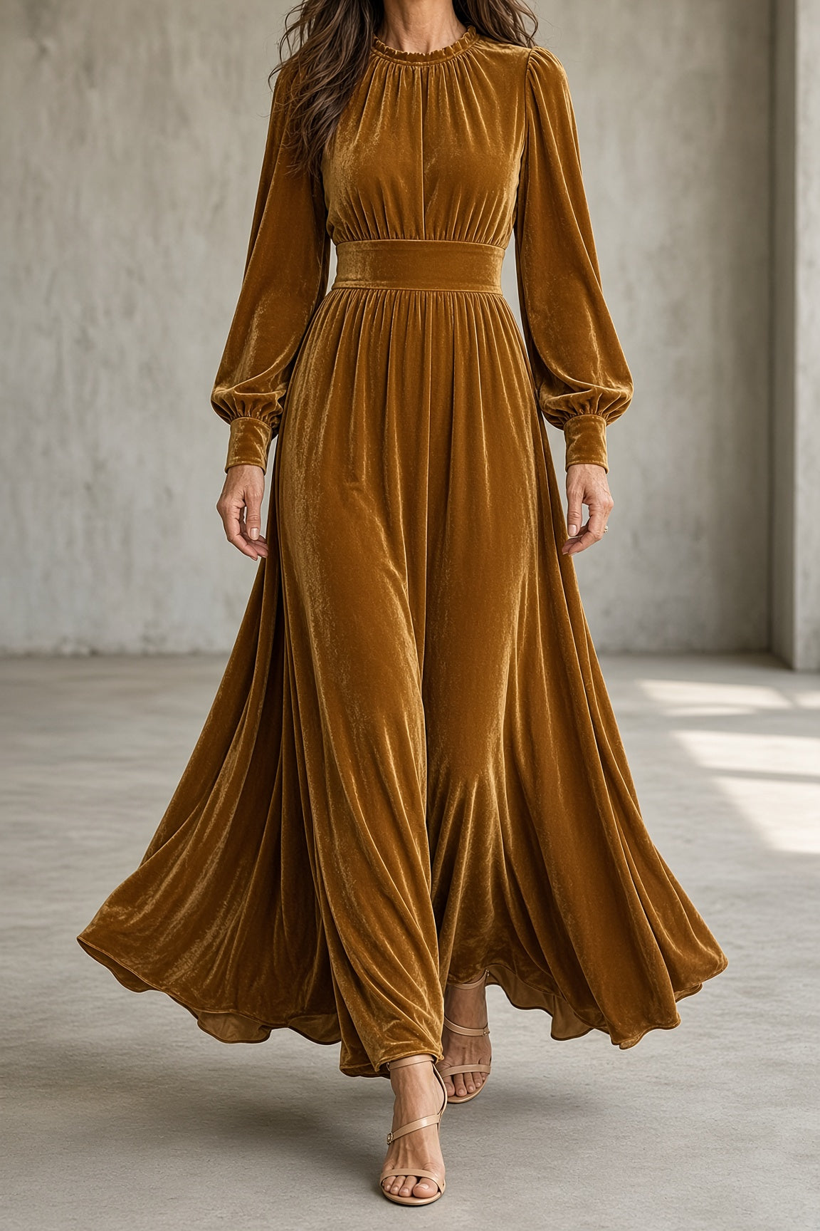 Hélène | Robe en velours
