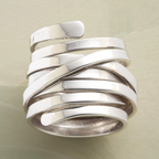 Hortense - Bague en argent vintage élégante
