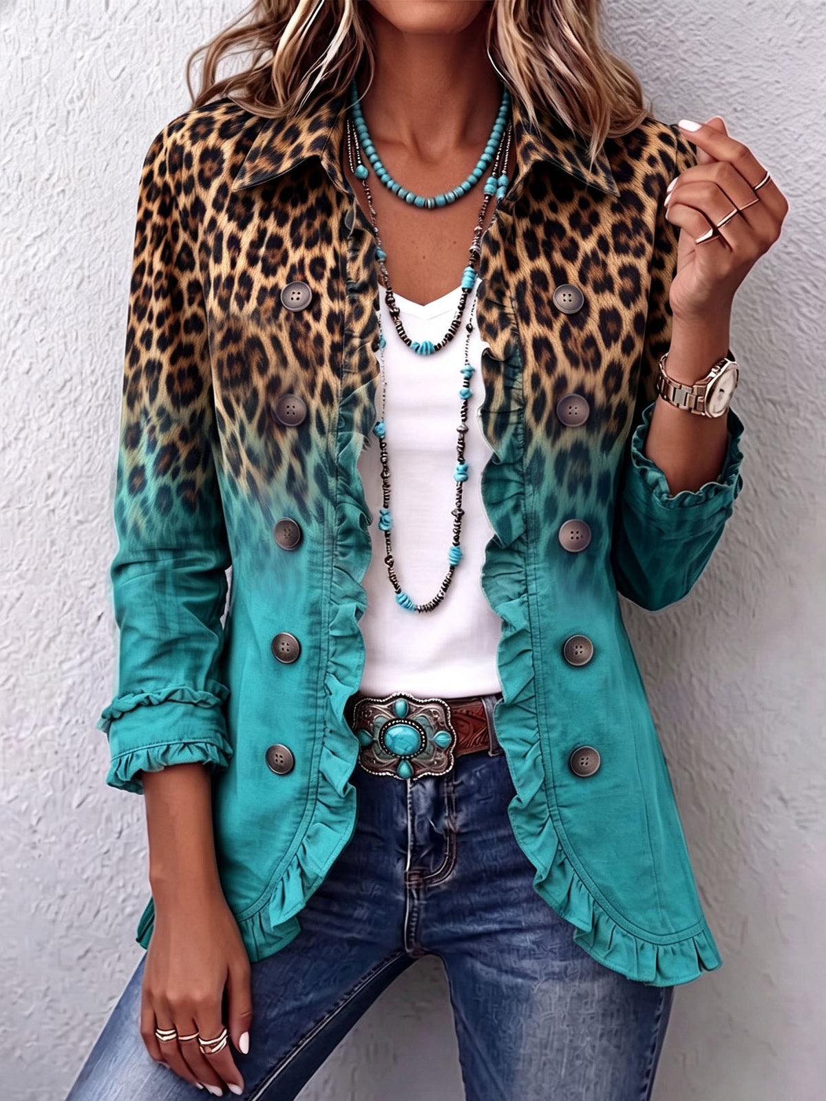 Hermine | Blazer léopard