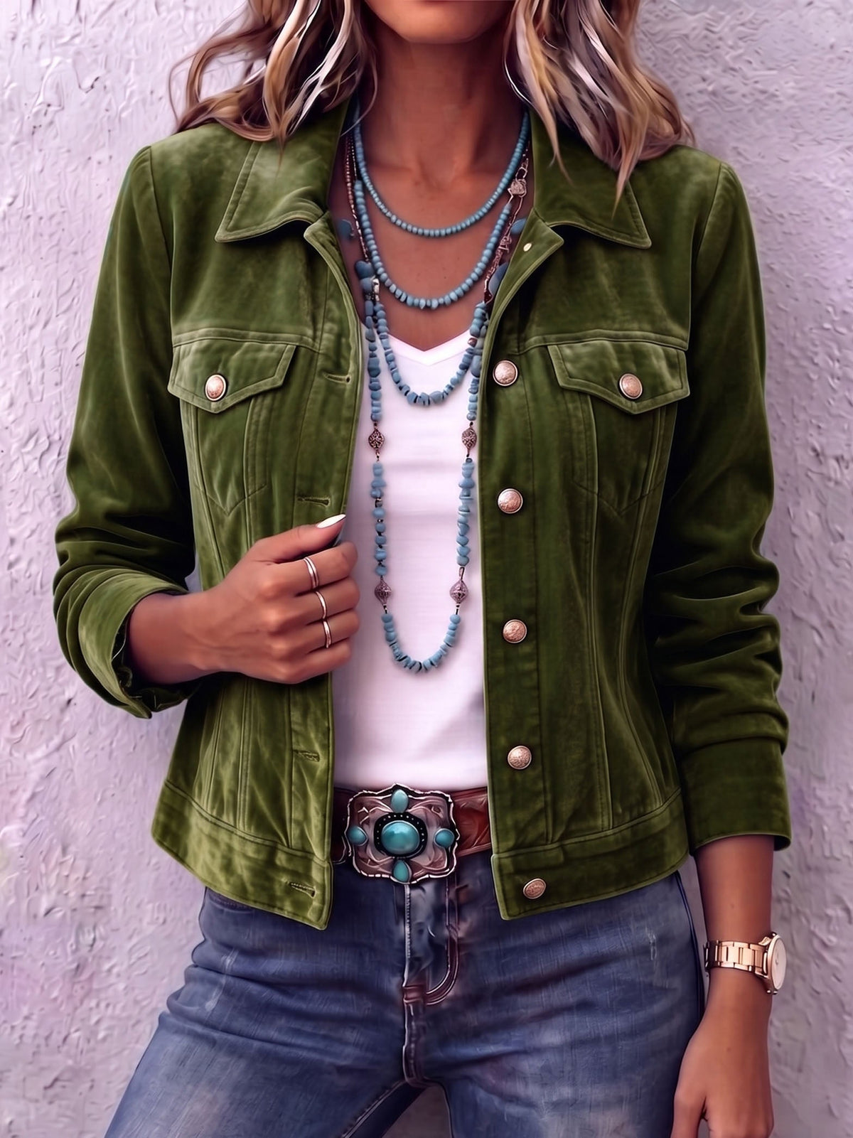Diane | Veste en velours