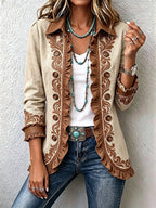 Perrine | Veste fleurie