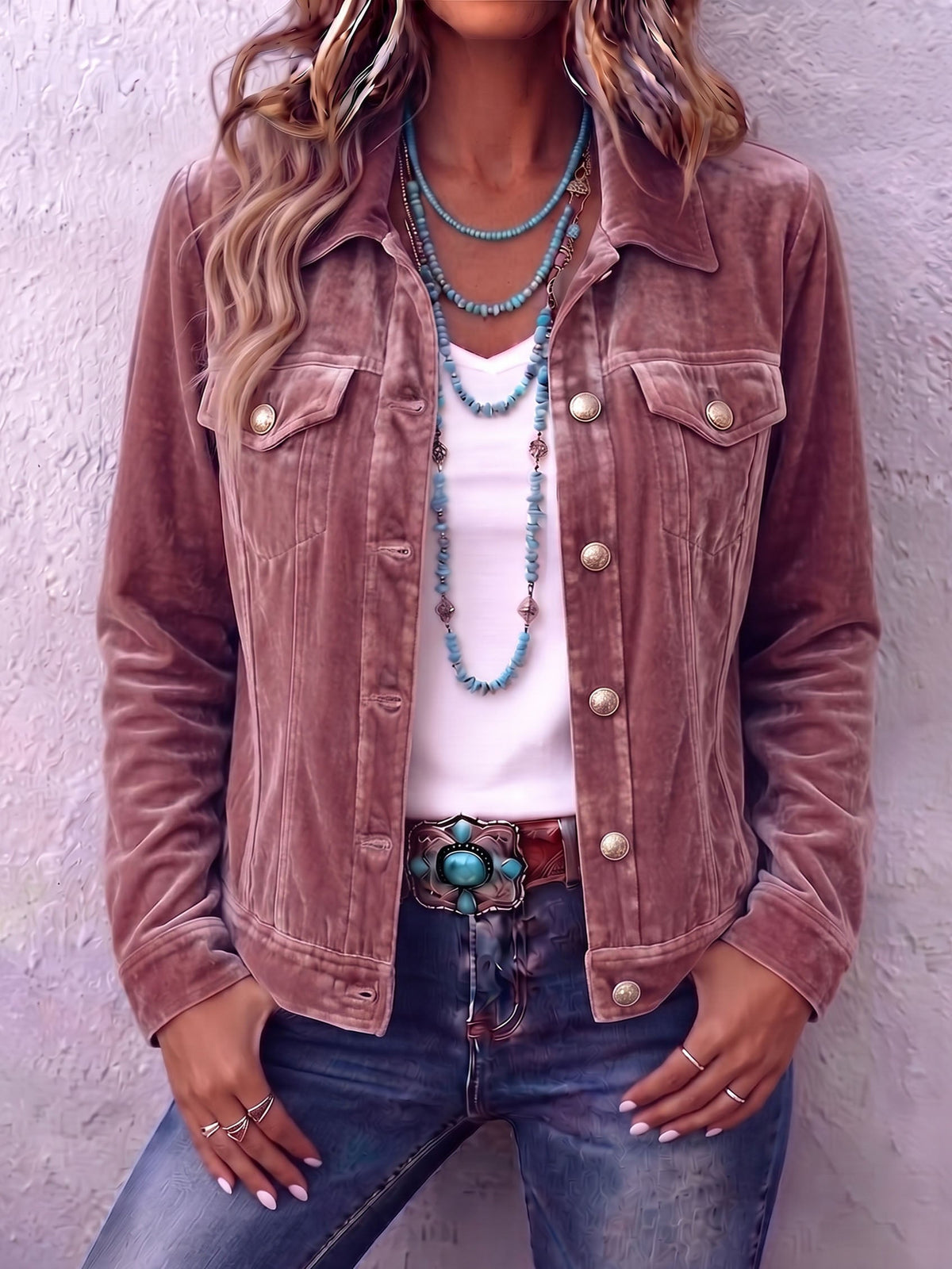 Diane | Veste en velours