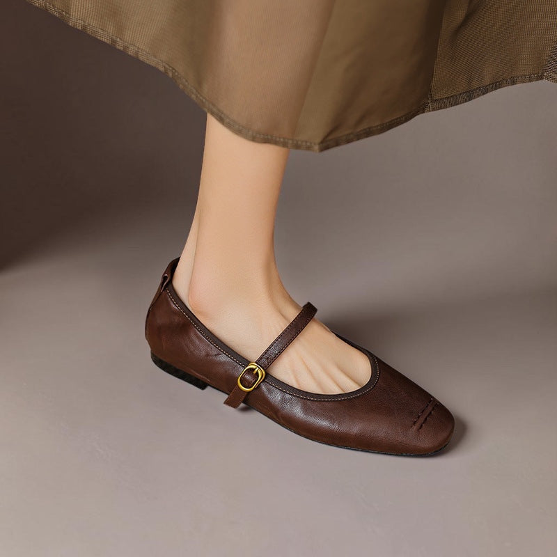 Gisèle | Ballerines en cuir