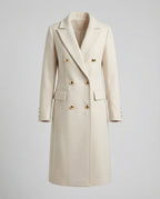 Émeline | Long manteau à double boutonnage